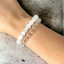 Load image into Gallery viewer, Selenite & Clear Quartz