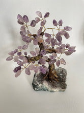 Load image into Gallery viewer, Amethyst Tree on Quartz base
