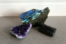 Load image into Gallery viewer, Labradorite, Amethyst & Black Tourmaline