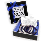 Load image into Gallery viewer, Amethyst, Howlite & Rose Quartz