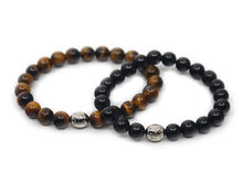 Load image into Gallery viewer, Tiger's Eye & Black Tourmaline