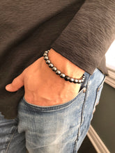 Load image into Gallery viewer, Hematite Bracelet Rounded