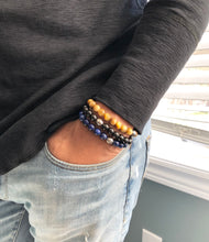Load image into Gallery viewer, Golden Tiger's Eye, Shungite & Lapis Lazuli