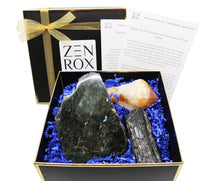 Load image into Gallery viewer, Labradorite, Citrine & Black Tourmaline