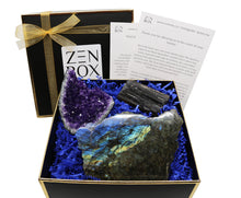 Load image into Gallery viewer, Labradorite, Amethyst & Black Tourmaline