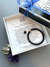 Load image into Gallery viewer, Onyx Pendant & Bracelet Set
