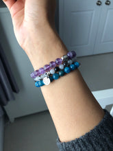 Load image into Gallery viewer, Amethyst, Rutilated Quartz & Apatite