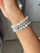 Load image into Gallery viewer, Howlite, Aquamarine & Rose Quartz