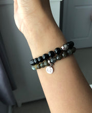 Load image into Gallery viewer, Black Tourmaline & Labradorite