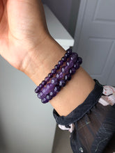Load image into Gallery viewer, Amethyst Bracelet (Dark Purple)