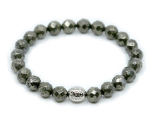 Load image into Gallery viewer, Pyrite Faceted Bracelet

