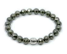 Load image into Gallery viewer, Pyrite Faceted Bracelet