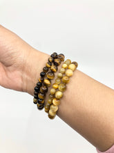 Load image into Gallery viewer, Tiger&#39;s Eye Bracelet (Natural Brown)
