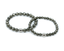 Load image into Gallery viewer, Pyrite Faceted Bracelet