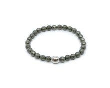 Load image into Gallery viewer, Pyrite Faceted Bracelet