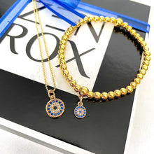 Load image into Gallery viewer, Evil Eye Set in Gold
