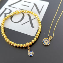Load image into Gallery viewer, Evil Eye Set in Gold
