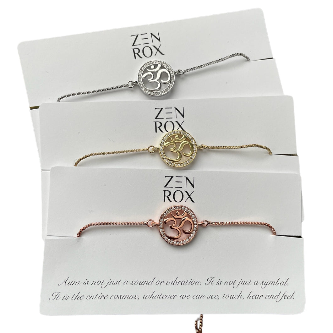 Aum Adjustable Bracelets