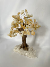 Load image into Gallery viewer, Citrine Tree on Quartz base
