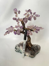 Load image into Gallery viewer, Amethyst Tree on Quartz base
