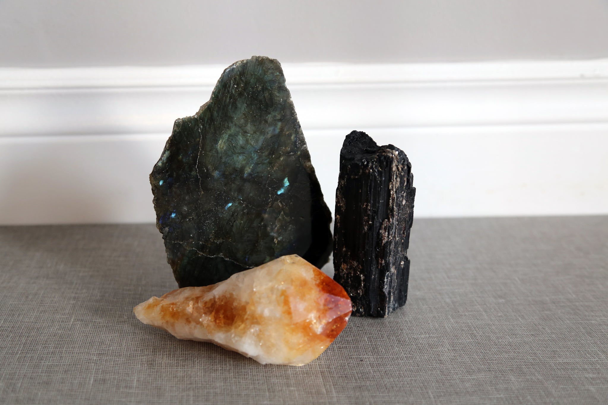 Citrine with deals black tourmaline