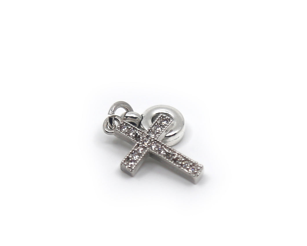 Holy Cross Charm Silver