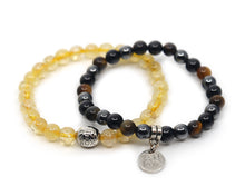 Load image into Gallery viewer, Citrine &amp; Triple Protection Bracelet
