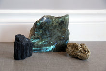 Load image into Gallery viewer, Labradorite, Pyrite &amp; Black Tourmaline
