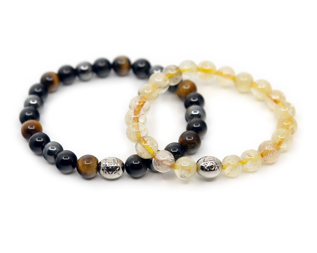 Citrine & Triple Protection Bracelet