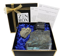 Load image into Gallery viewer, Labradorite, Pyrite &amp; Black Tourmaline
