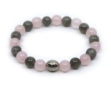 Load image into Gallery viewer, Aura Enhancers - Labradorite and Rose quartz
