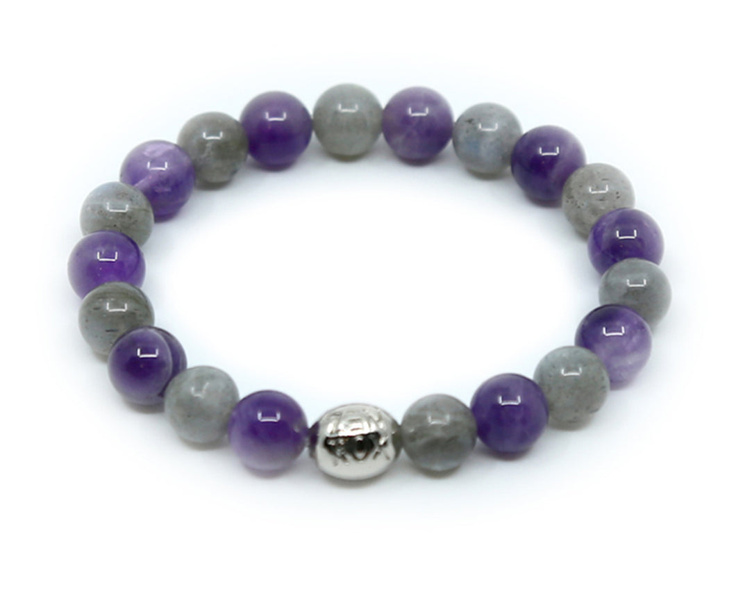 Aura Enhancers - Labradorite & Amethyst