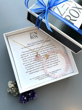 Load image into Gallery viewer, Rose Quartz Pendant &amp; Bracelet Set

