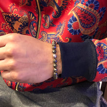 Load image into Gallery viewer, Pyrite Faceted Bracelet
