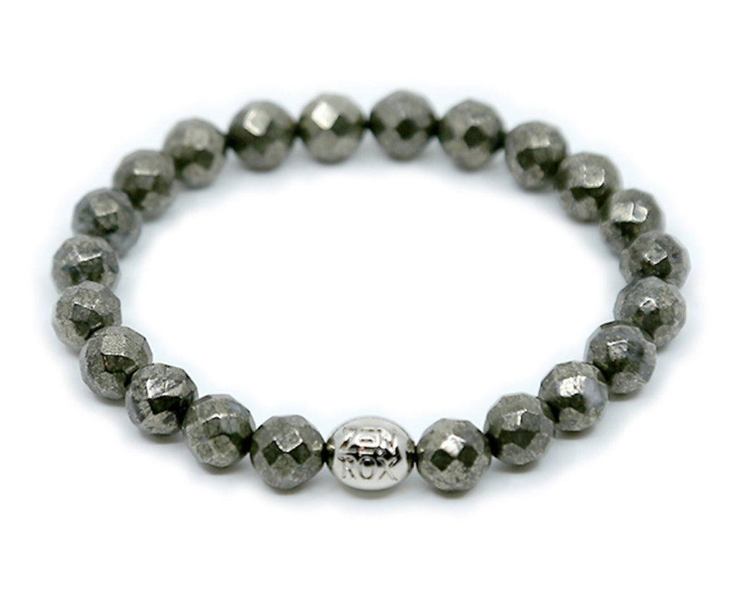 Pyrite Faceted Bracelet