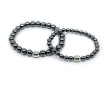 Load image into Gallery viewer, Hematite Bracelet Rounded
